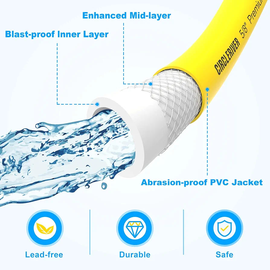 RV Drinking Water Hose 50FT with Storage Bag