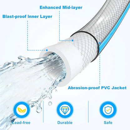 RV Drinking Water Hose 50FT, 5/8" RV Drinking Water Hose
