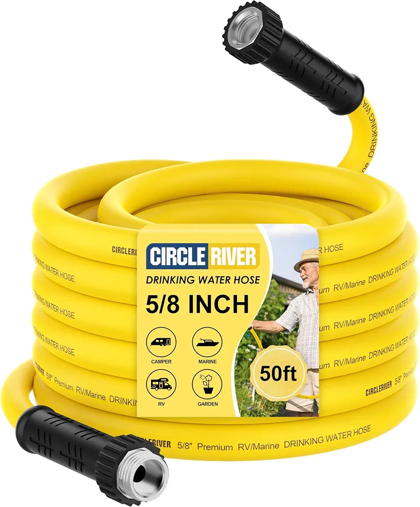 RV Drinking Water Hose 50FT with Storage Bag