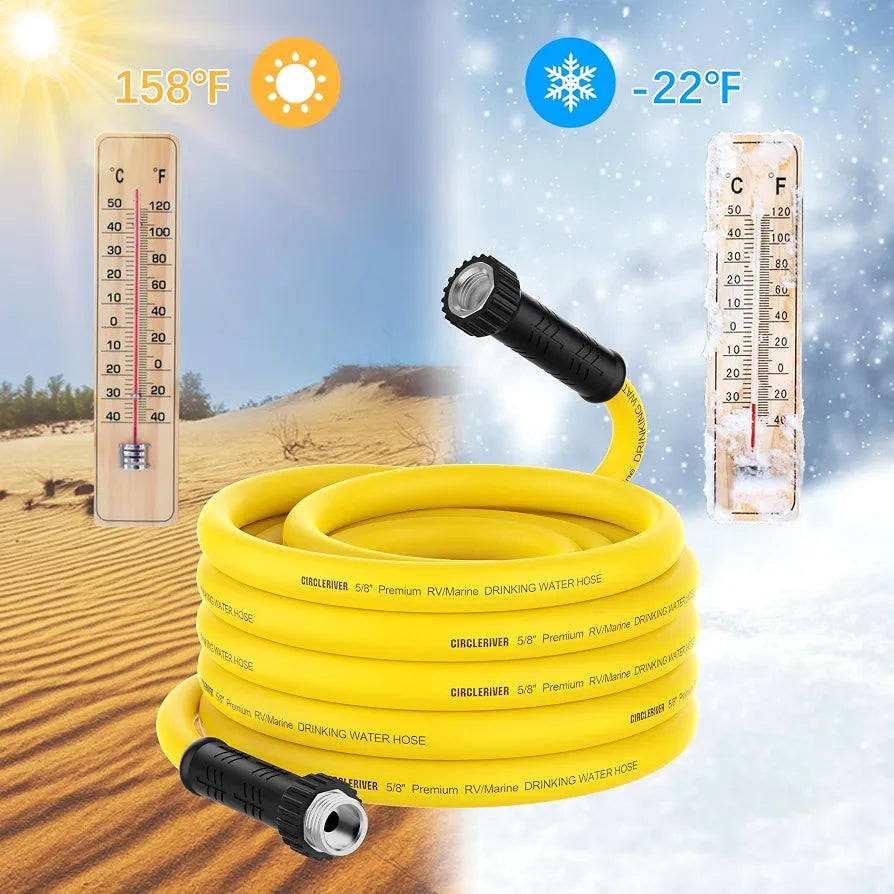 RV Drinking Water Hose 50FT with Storage Bag