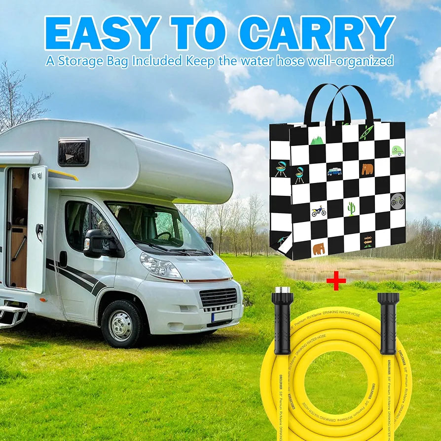 RV Drinking Water Hose 50FT with Storage Bag